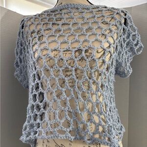 Handmade Crochet Open Knit Top